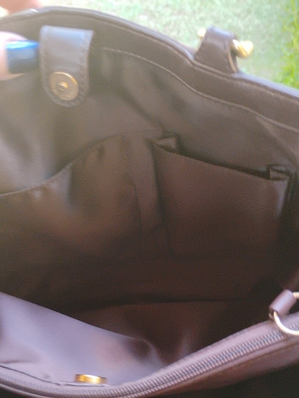Coach Brown & Taupe Patchwork Tote Bag choice of wallet & mucin 5800 skincare - Picture 9 of 10